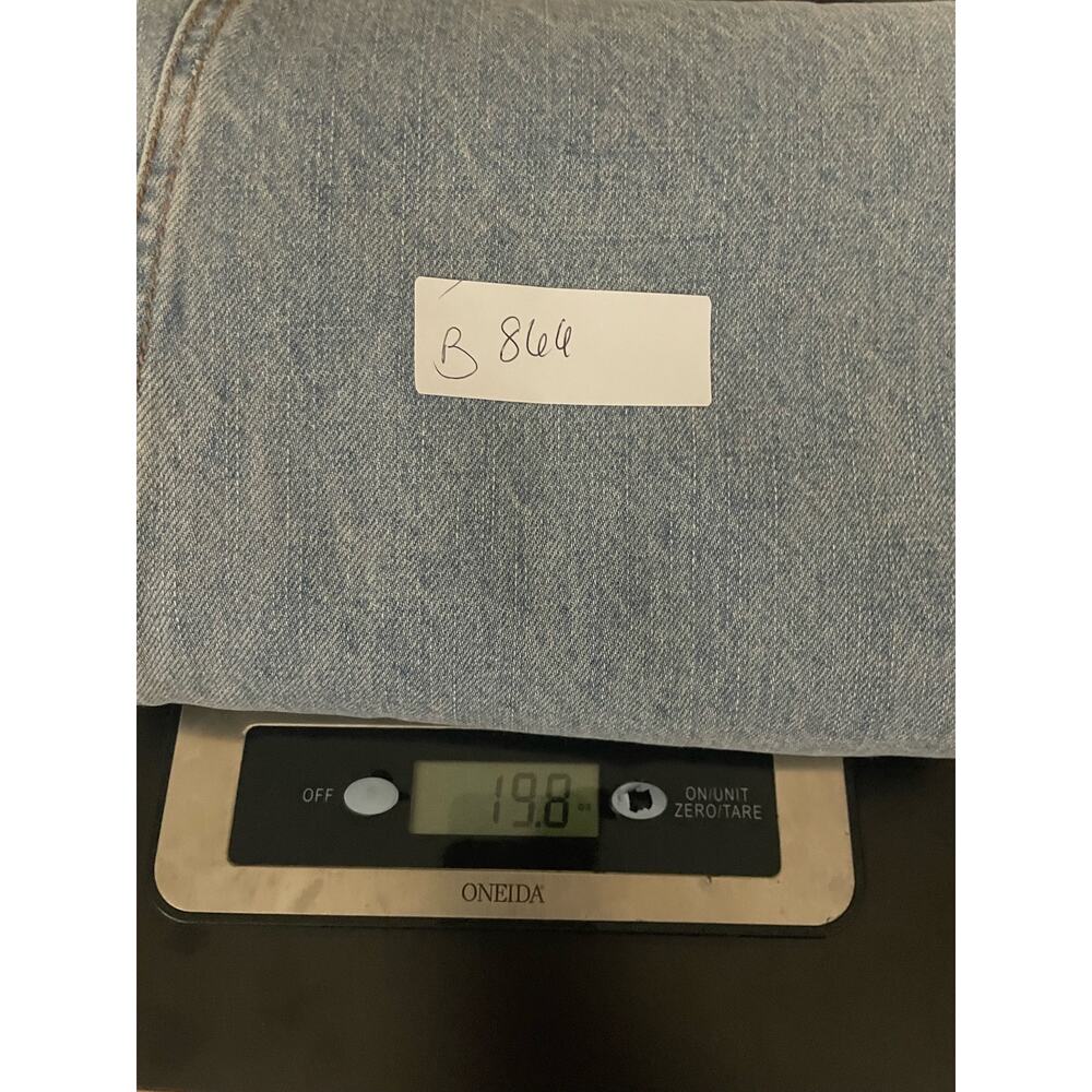 BDG Denim Maxi Skirt Blue Raw Hem Small Urban Outfitters Cotton - Picture 12 of 12